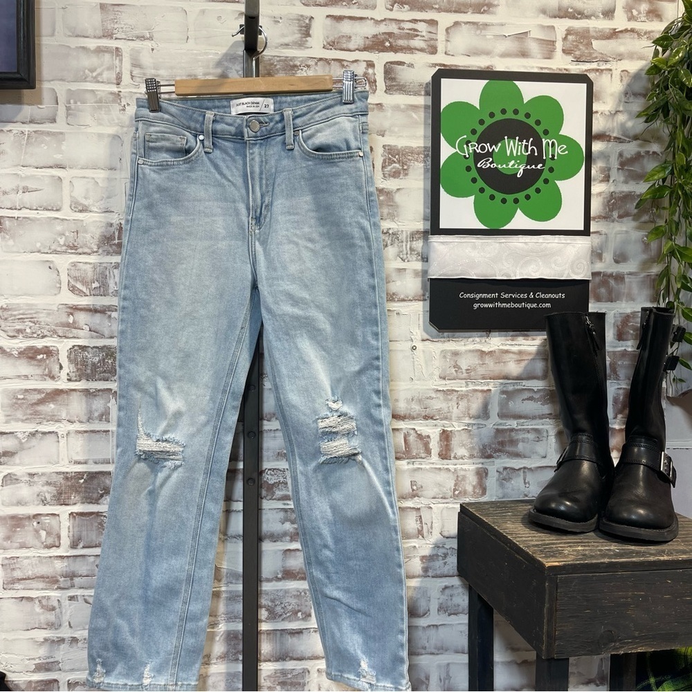 Just Black Light Blue Cropped Jeans